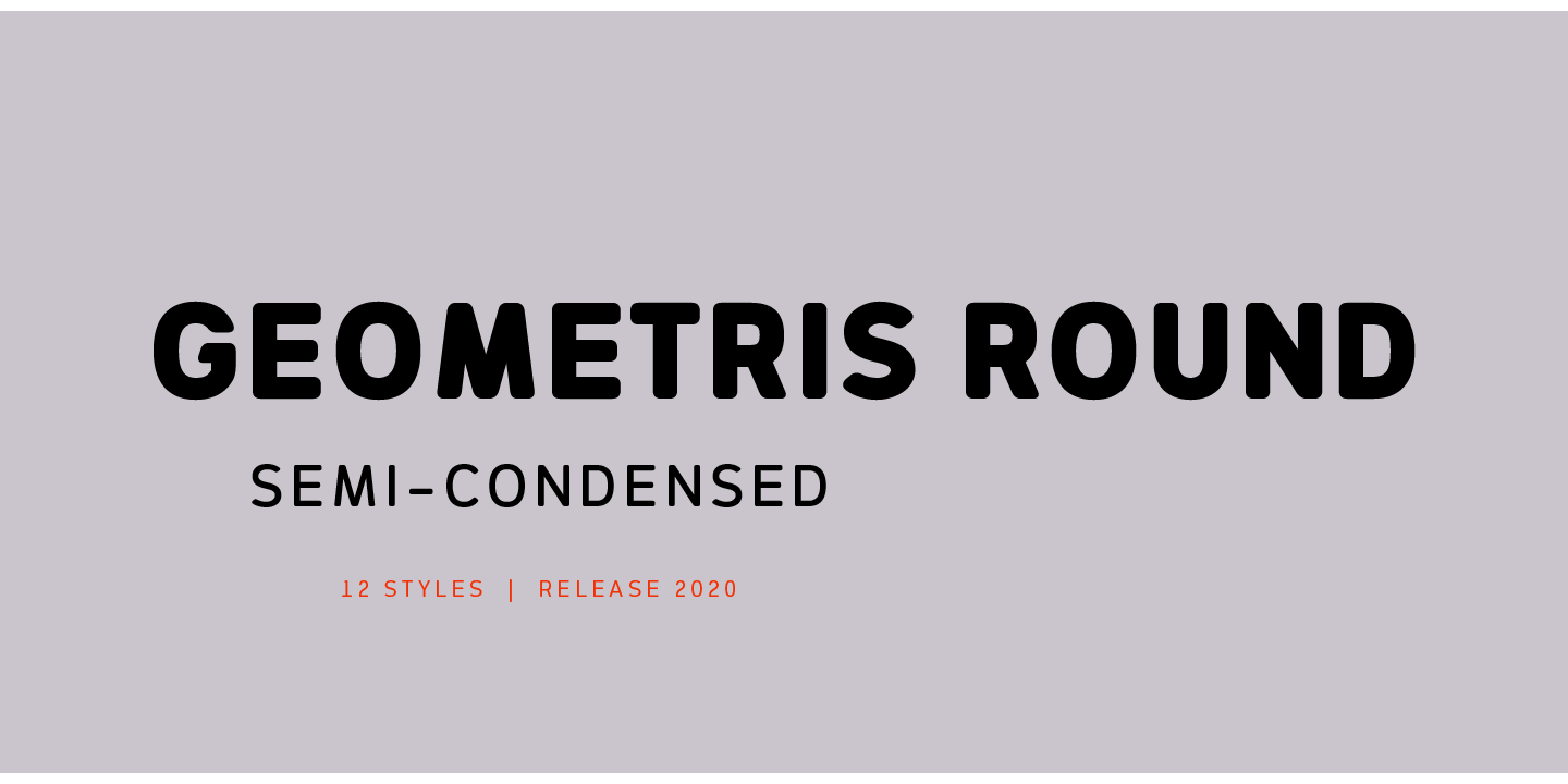 Ejemplo de fuente Geometris Round #1